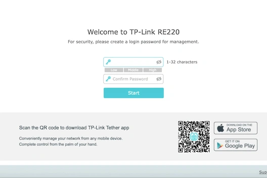 Confirm connection via tplinkrepeater.net